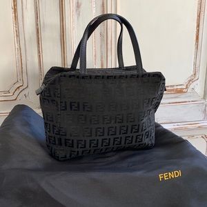 Fendi Black Zucchino Mini Bag